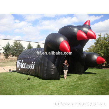 Custom Inflatable Animal Hands Helmet